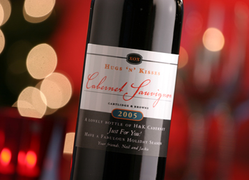 Stripes Wine Label